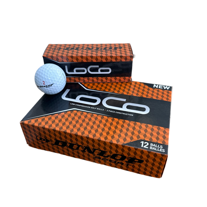 Dunlop LOGO Low Compression Golf Balls 2 Layers （3 PCS PER BOX）