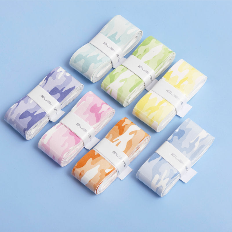 Badminton & Tennis Grip – Camouflage Print, Smooth Surface, Anti-Slip, Sweat-Absorbent, Wear-Resistant