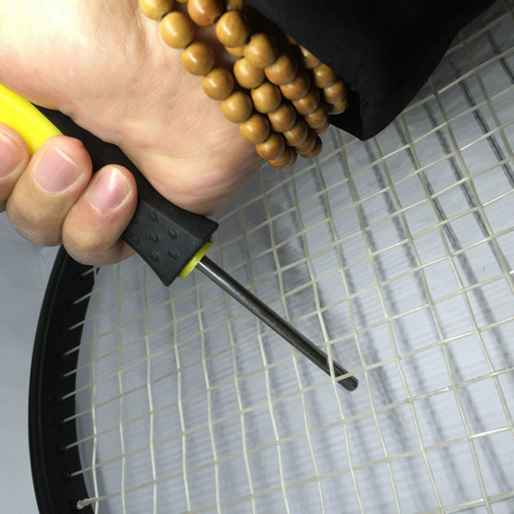 Wooden - handle Line - arranging Cone for Badminton Racket Stringing Machine