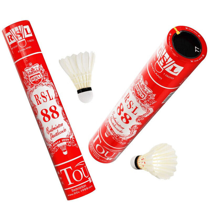 RSL 12 PCS RSL88 Badminton Duck Feather Badminton Shuttlecock