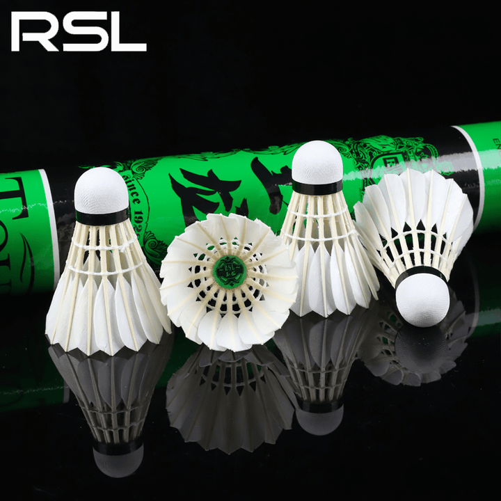 RSL 12 PCS 玉龙 Badminton Duck Feather Badminton Shuttlecock
