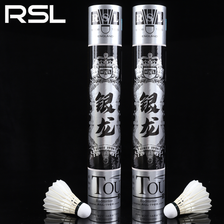 RSL 12 PCS 银龙 Badminton Duck Feather Badminton Shuttlecock