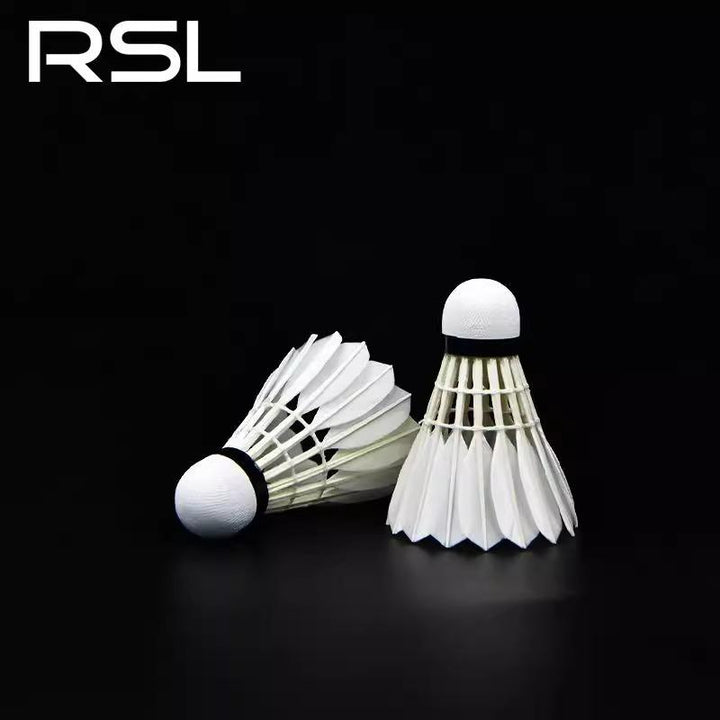 RSL 12 PCS 1968 Badminton Goose Feather Badminton Shuttlecock
