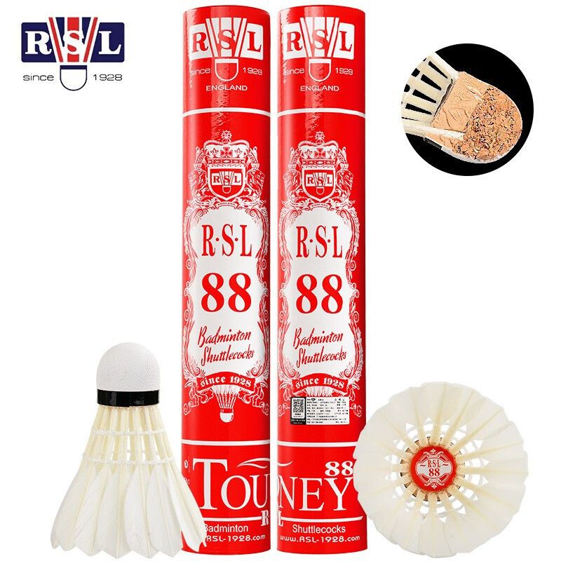 RSL 12 PCS RSL 88 Badminton Duck Feather Badminton Shuttlecock