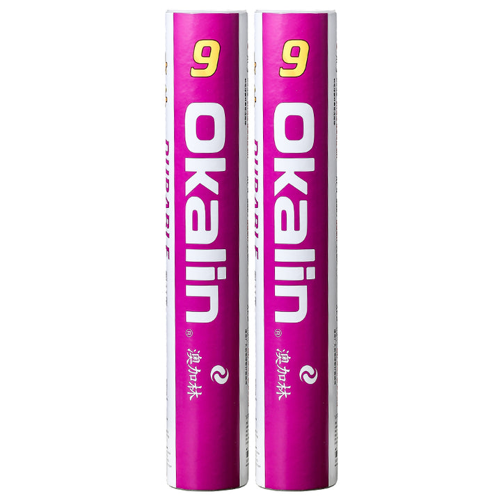 OKALIN 12 PCS AC-9 Badminton Goose Feather Badminton Shuttlecock