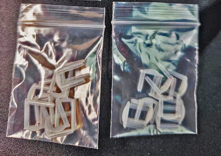 10 PCS/Bag Badminton Racket String Guard Connectors, T-shaped Long and Short Double Connectors