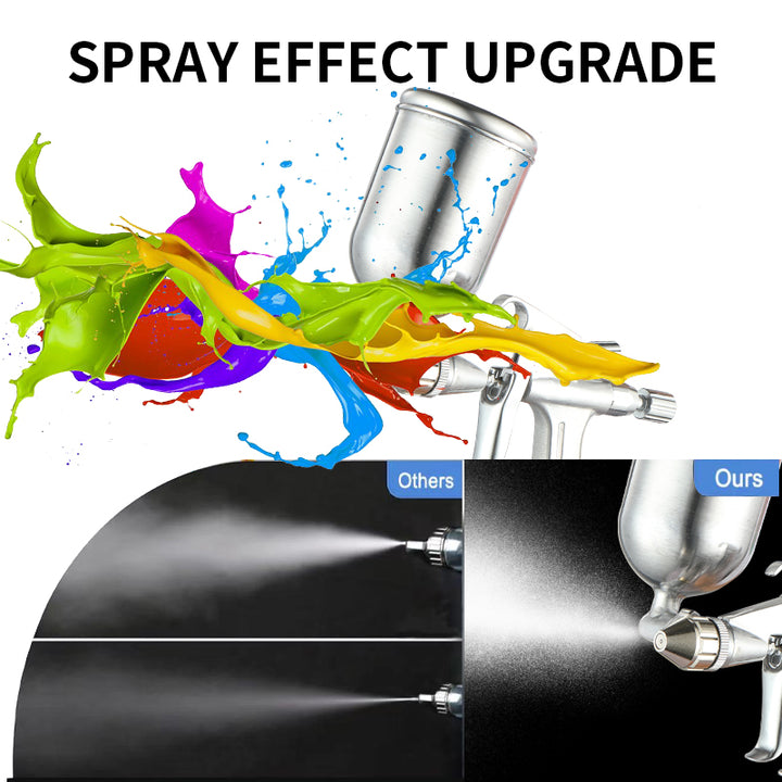 Mini Air Spray Gun – Aluminum, 0.5mm Nozzle, 125ml, Car Paint Repair, Model K3