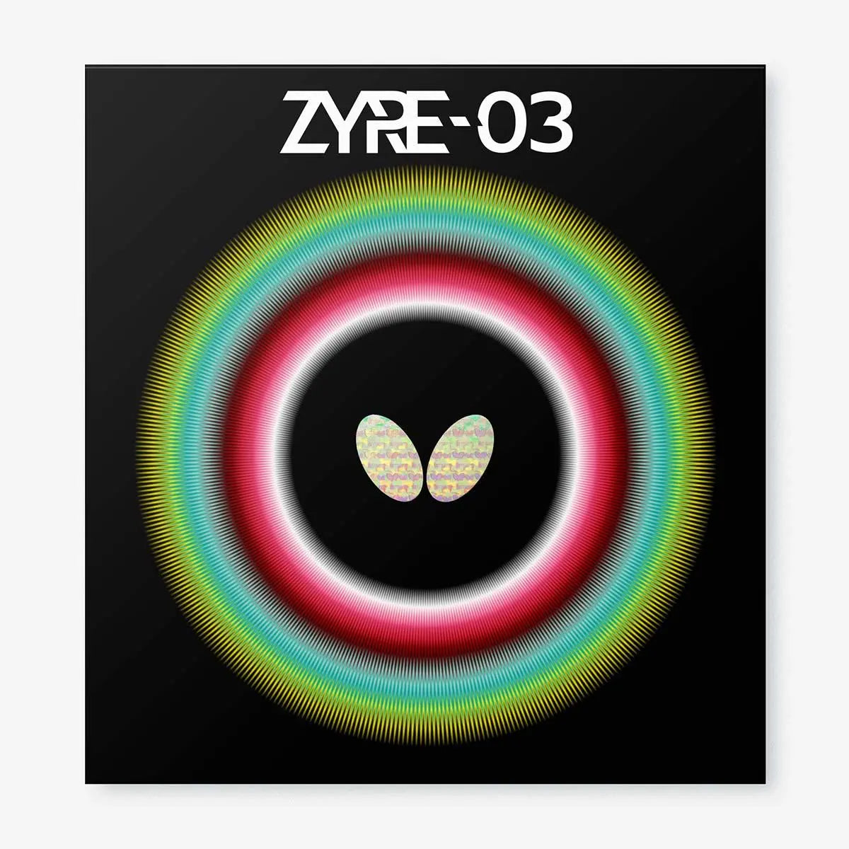 BUTTERFLY Table Tennis Rubber zyre 03 - Red product image - Butterfly table tennis rubber