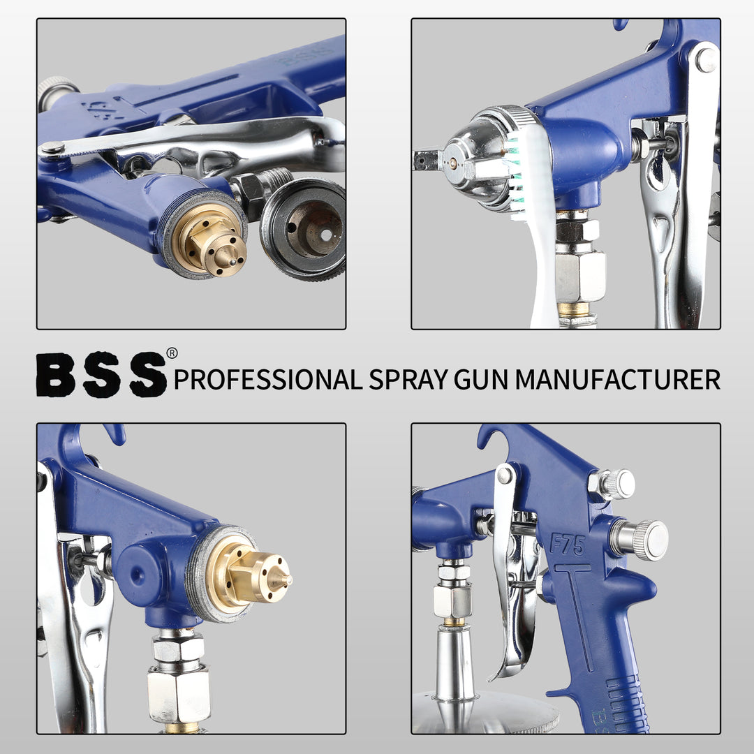 High-Pressure Paint Spray Gun – Durable, Fine Atomization, Model F75G/G75S