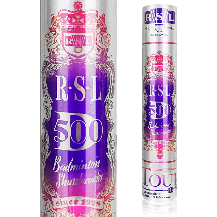 RSL 12 PCS RSLD500 Badminton Goose Feather Badminton Shuttlecock