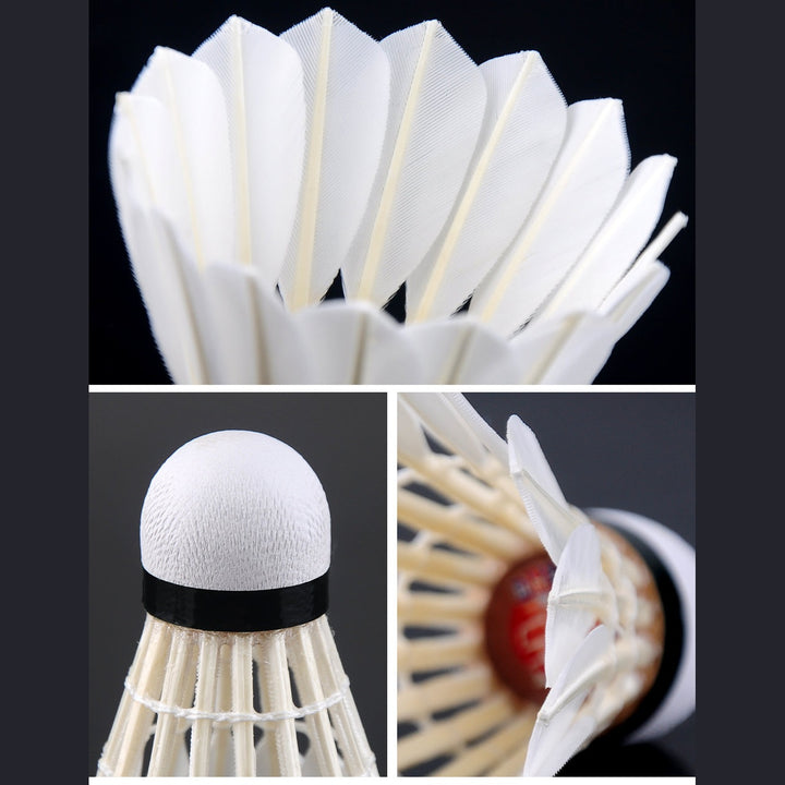 RSL 12 PCS Venus Badminton Goose Feather Badminton Shuttlecock