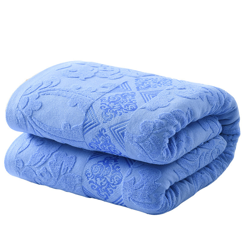 Cotton Terry Blanket – 100% Cotton, Lightweight, Breathable, Soft Summer Throw for Single Use