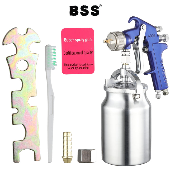 High-Pressure Pneumatic Air Paint Spray Gun – Aluminum Cup, Model 4001