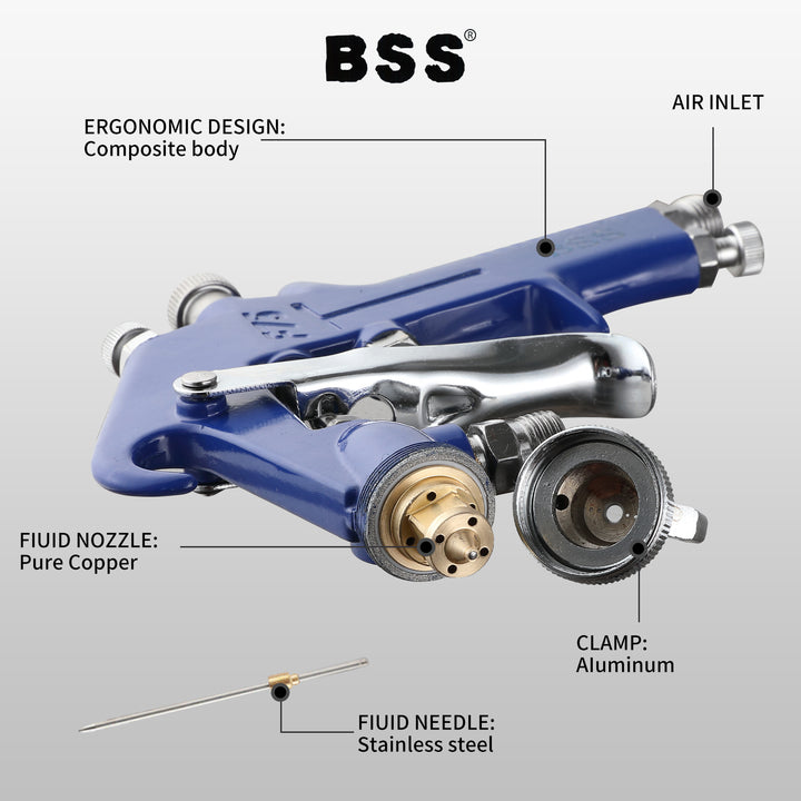 High-Pressure Paint Spray Gun – Durable, Fine Atomization, Model F75G/G75S