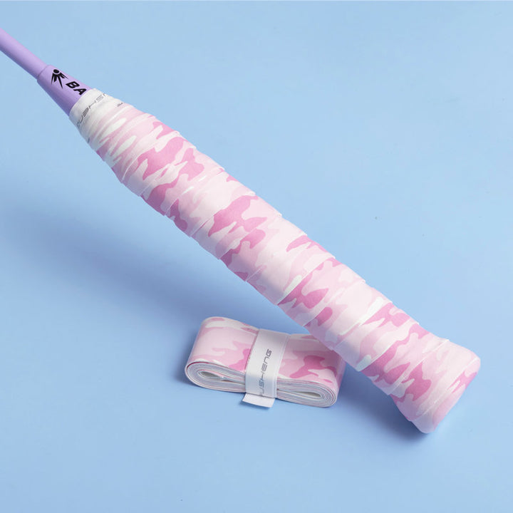 Badminton & Tennis Grip – Camouflage Print, Smooth Surface, Anti-Slip, Sweat-Absorbent, Wear-Resistant