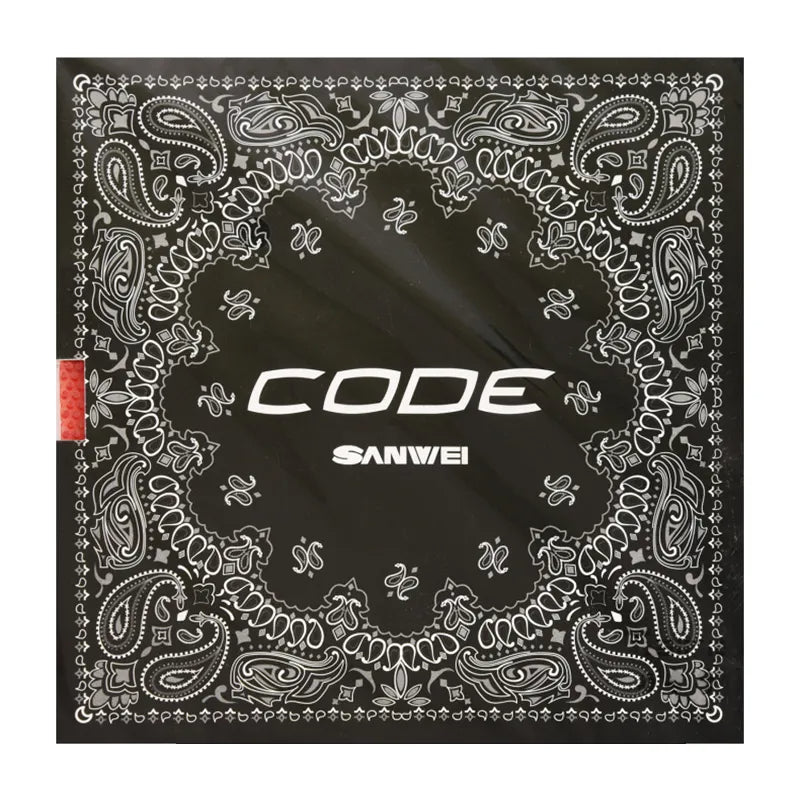 SANWEI CODE Long Pimples Table Tennis Rubber - Black product image - SANWEI table tennis rubber