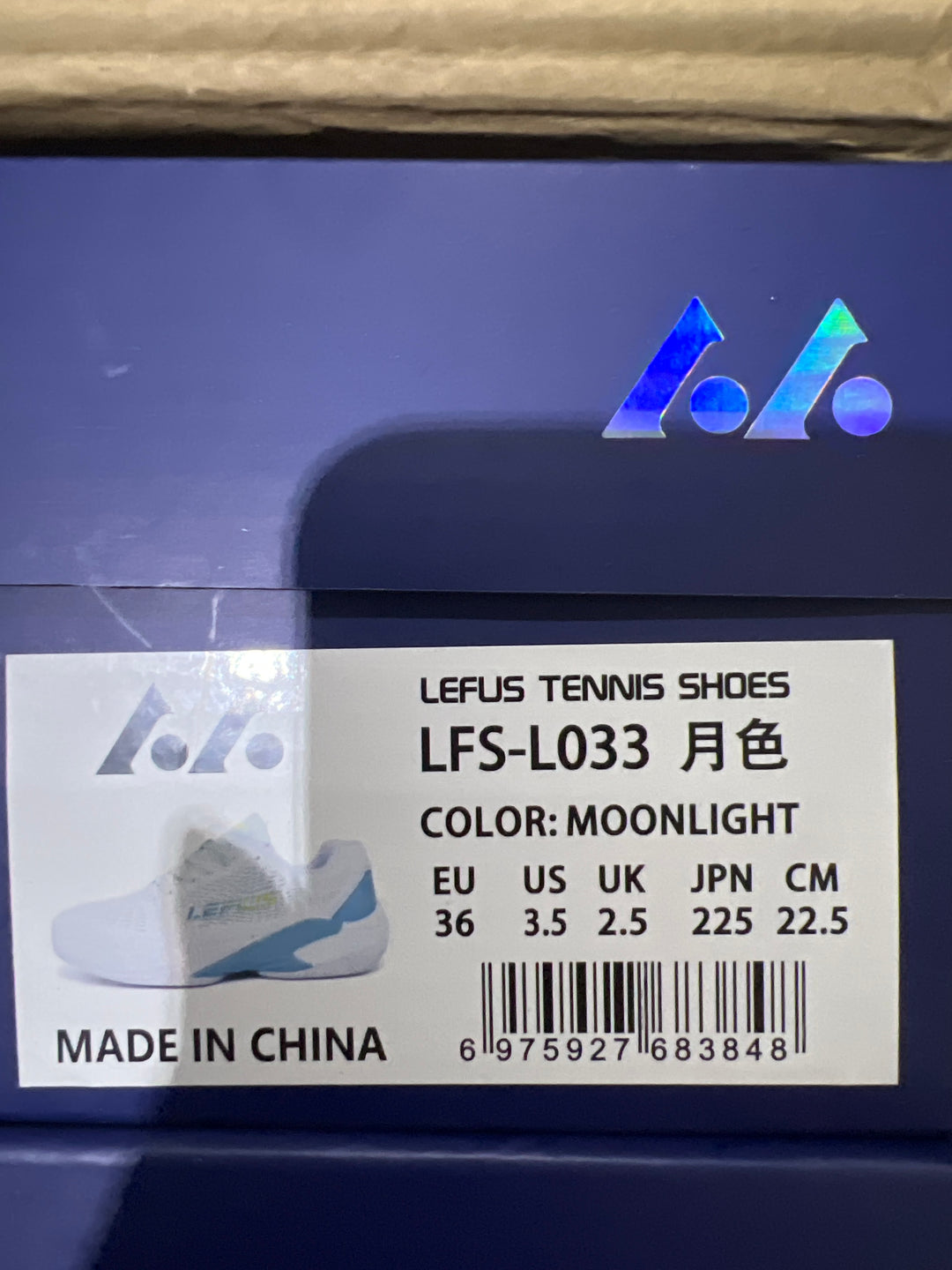 LEFUS Professional Non-Slip Tennis Shoes, Breathable KPU Mesh Sneakers with MD Rubber TPU Sole for Outdoor Sports L033