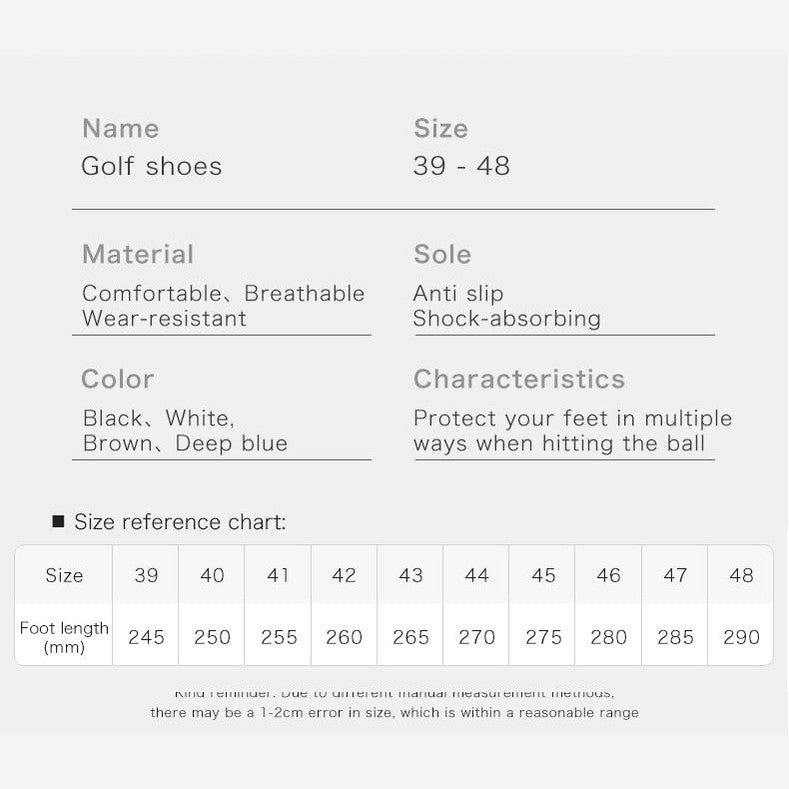 KSOKGOF Universal Golf Shoes for Men and Women, Comfortable Golf Sneakers with Strong Grip, Outstanding Traction &amp; Superior Stability, Black G8001