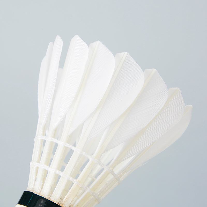 Ling Mei 12 PCS F9 Badminton Goose Feather Badminton Shuttlecock