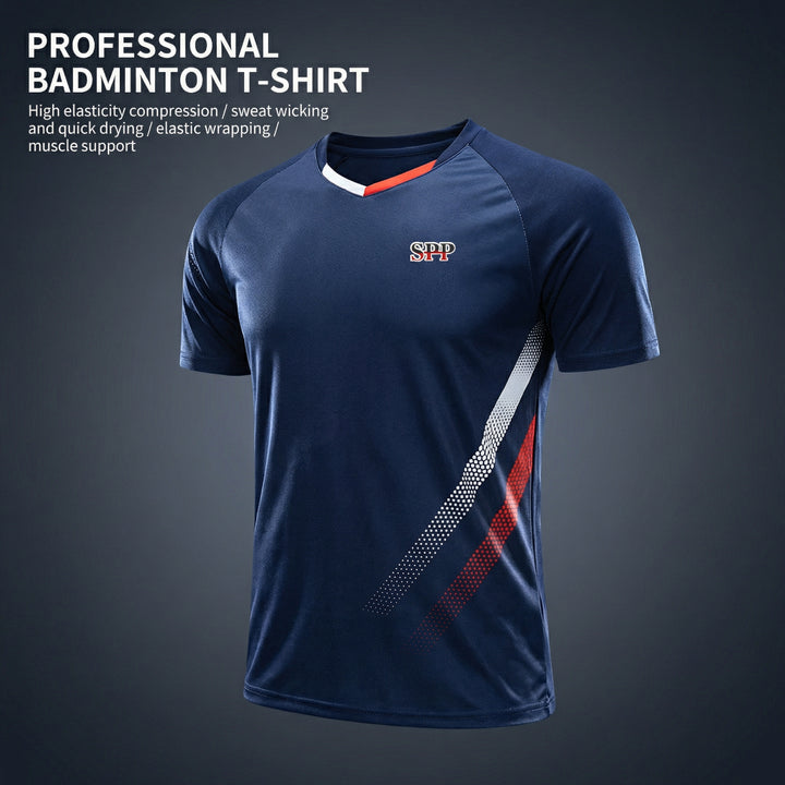 SPPHONEIX Men Women Quick-Dry Mesh Sports T-Shirt Breathable for Badminton Table Tennis Basketball Gym Training Sports Short Sleeve