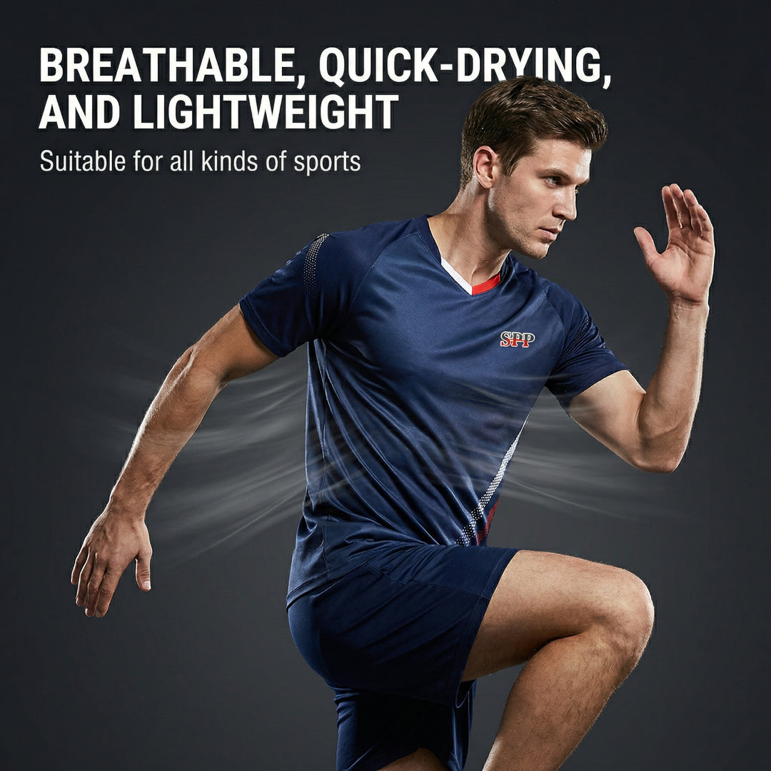 SPPHONEIX Men Women Quick-Dry Mesh Sports T-Shirt Breathable for Badminton Table Tennis Basketball Gym Training Sports Short Sleeve