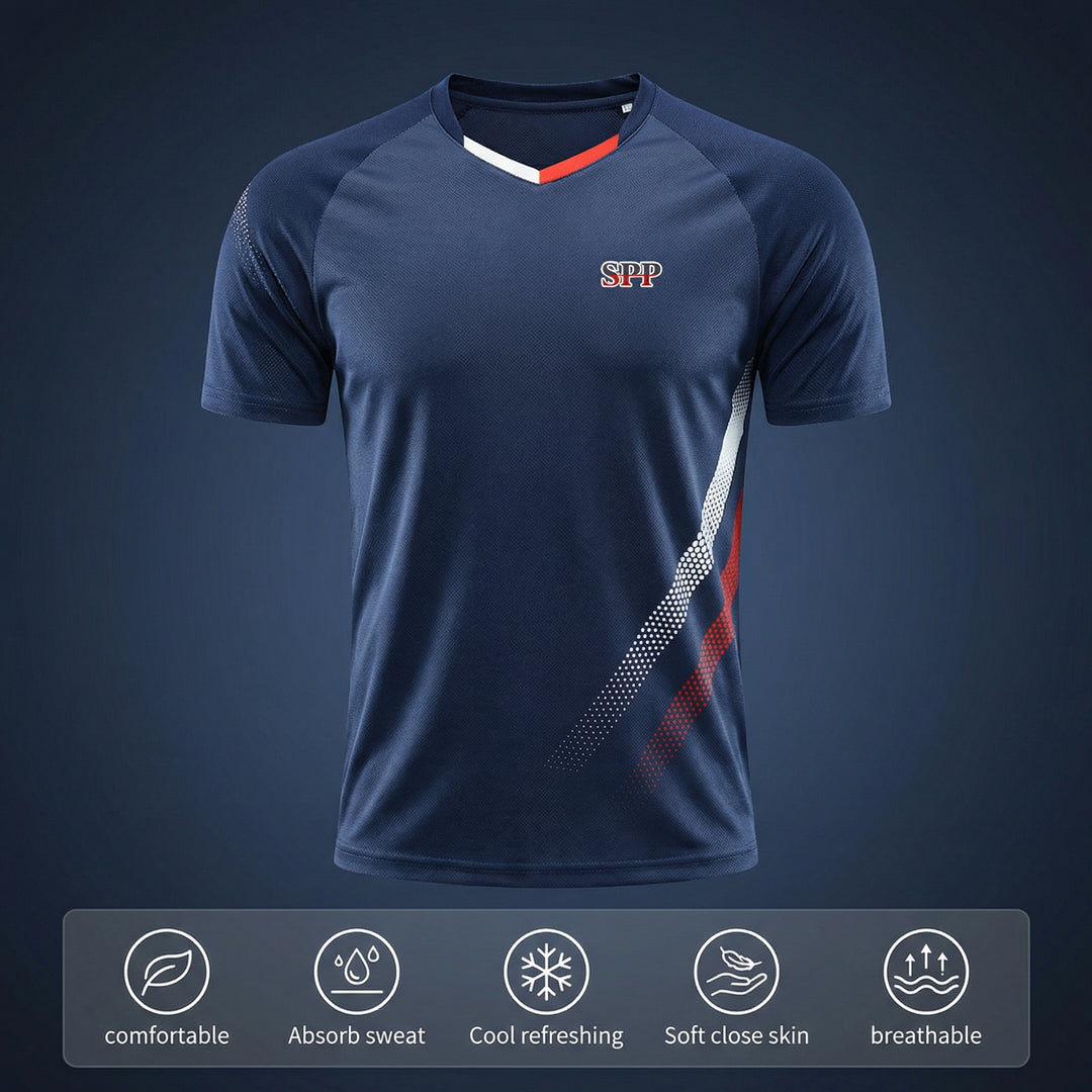 SPPHONEIX Men Women Quick-Dry Mesh Sports T-Shirt Breathable for Badminton Table Tennis Basketball Gym Training Sports Short Sleeve