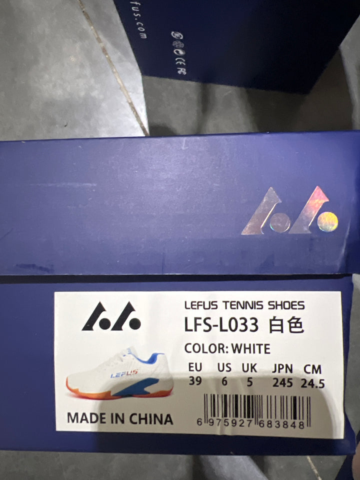 LEFUS Professional Non-Slip Tennis Shoes, Breathable KPU Mesh Sneakers with MD Rubber TPU Sole for Outdoor Sports L033
