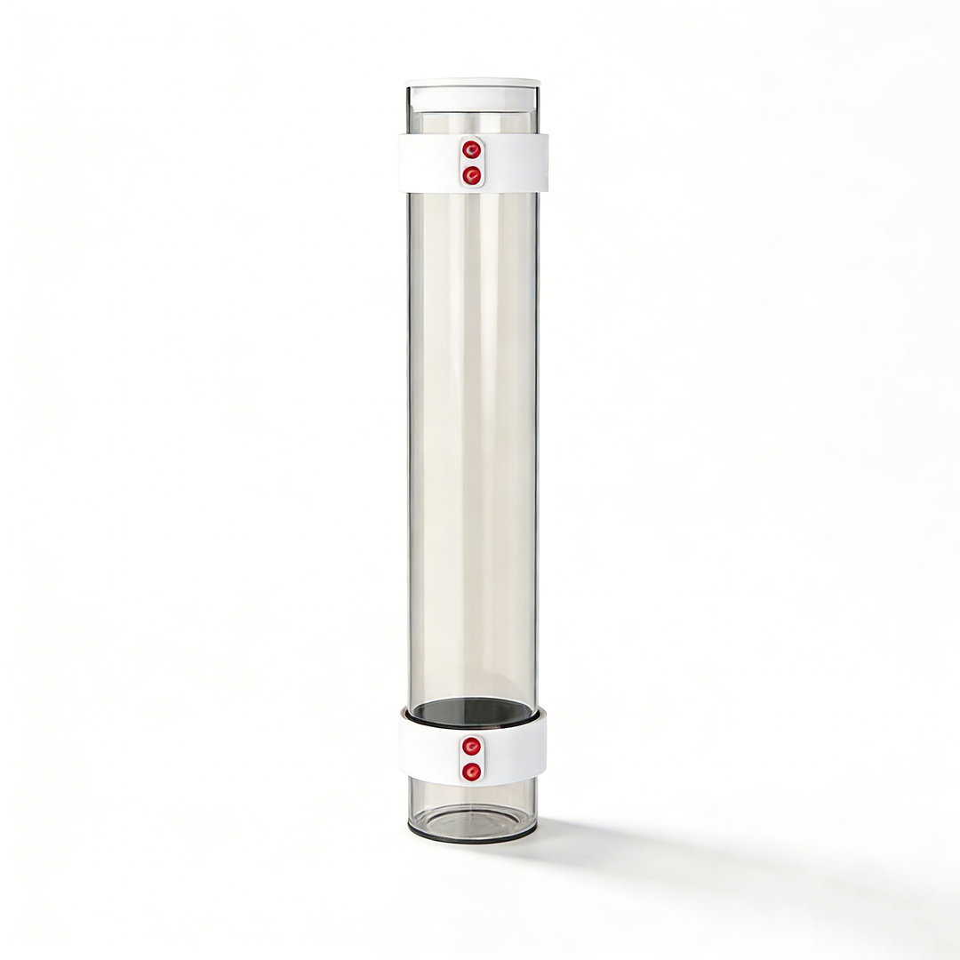 SPP Magnetic Badminton Shuttlecock Holder Tube - Portable & Secure Shuttlecock Organizer for Backyard, PE Class, Park, Gym