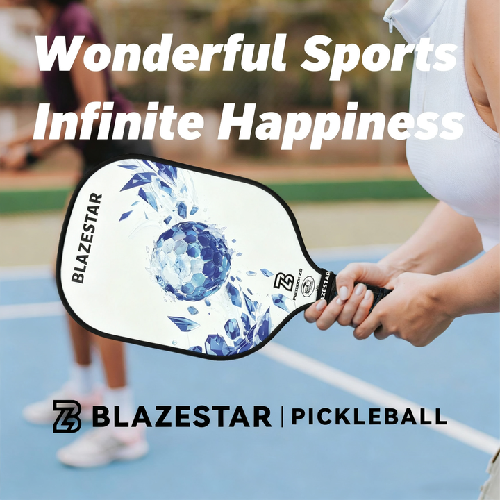 BLAZESTAR Professional Pickleball Paddle - Ice Hockey Series - Fiberglass Paddle