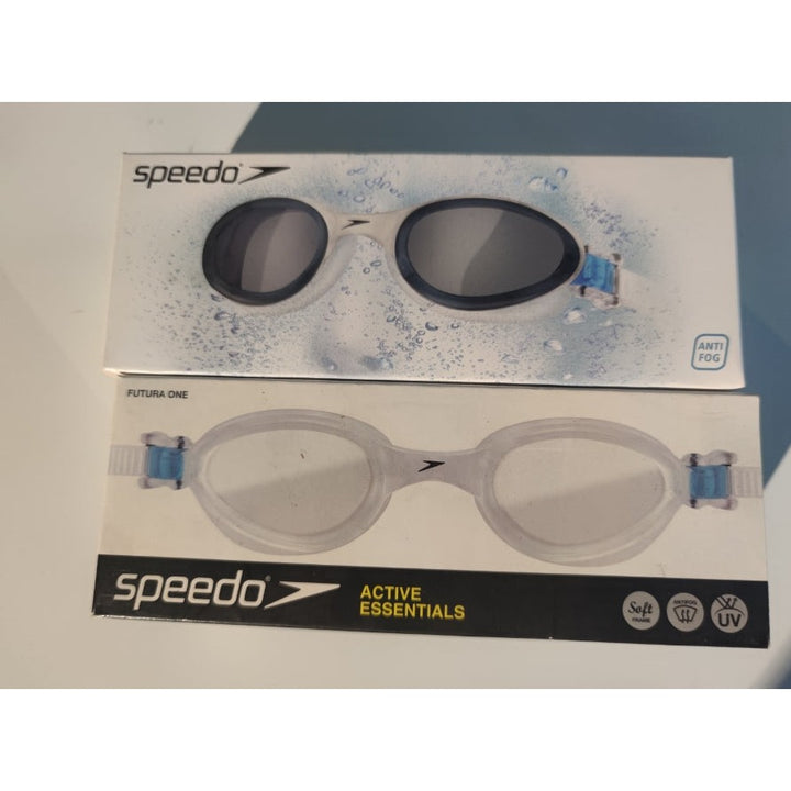 SPEEDO313011 Sports Swimming Goggles White(00) Deep Black(97)