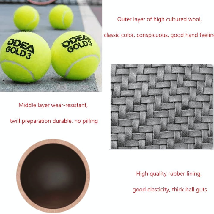 ODEA Gold Training Tennis Balls  (Rebound 140-148CM ITF) 1 Pcs
