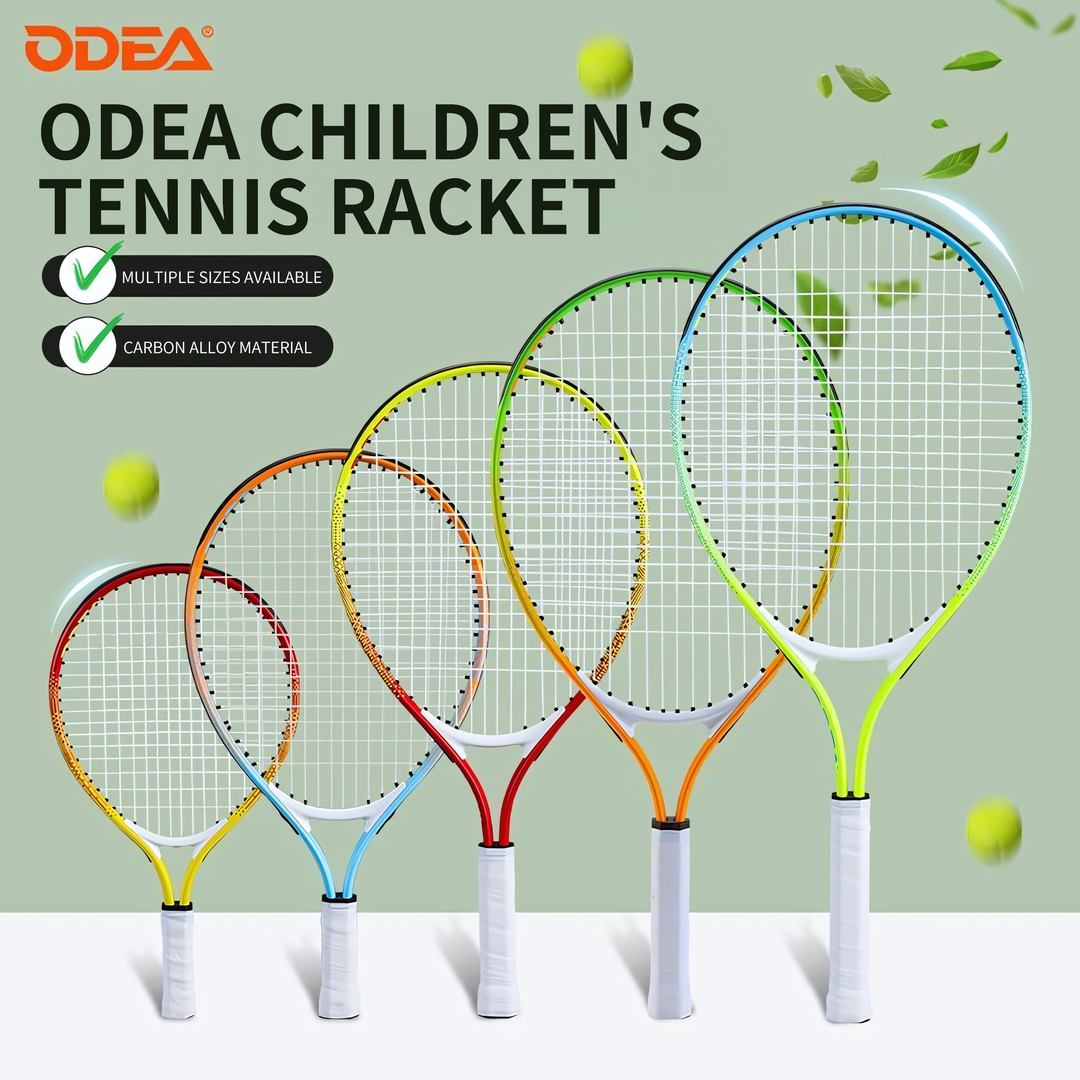 ODEA Junior Tennis Racquet Children Tennis Racket Light Kid Racket With Bag 17-25inch