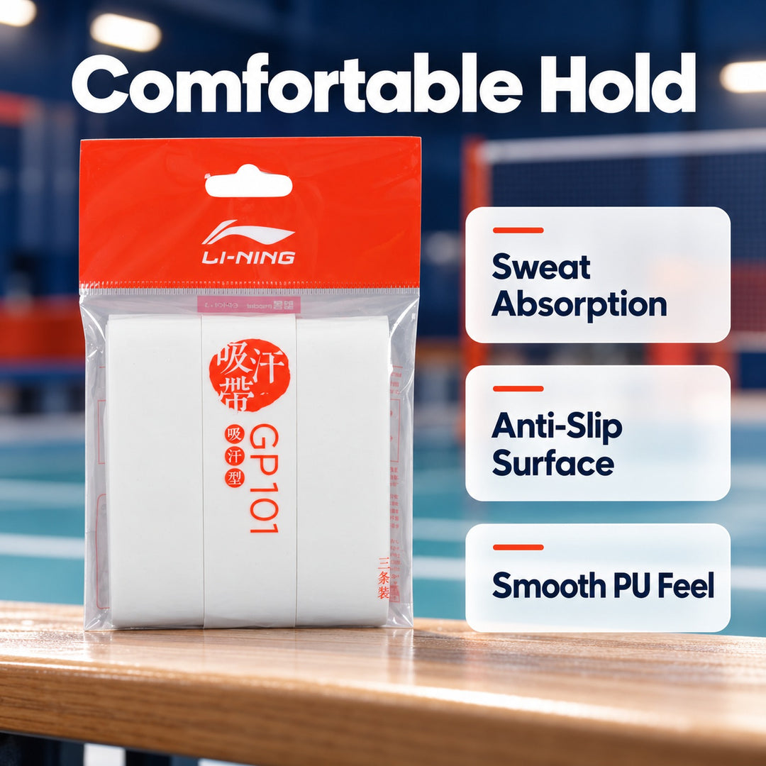 Li-Ning GP101 Badminton Overgrip - 3-Pack - GP101 Badminton Overgrip - 3-Pack 卖点图 02