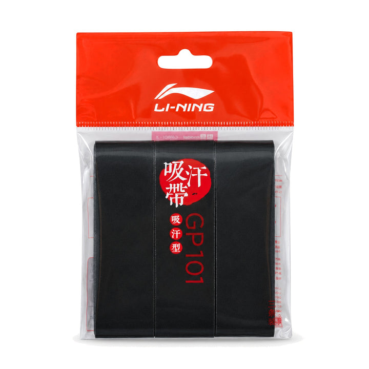 Li-Ning GP101 Badminton Overgrip - 3-Pack - GP101 Badminton Overgrip - 3-Pack 颜色 Black ASJT045 1 11