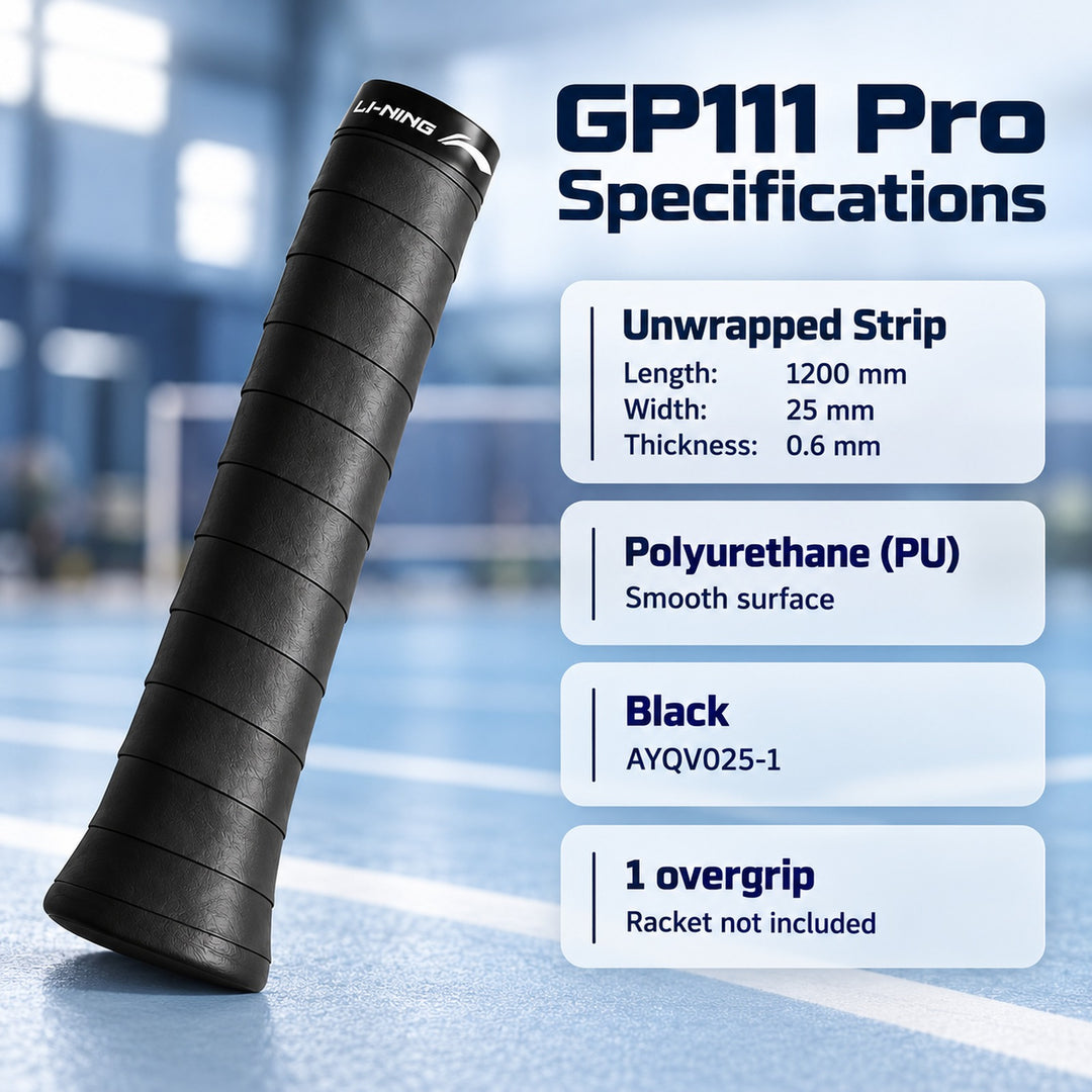 Li-Ning GP111 Pro Badminton Overgrip - Single - GP111 Pro Badminton Overgrip - Single 规格图 05