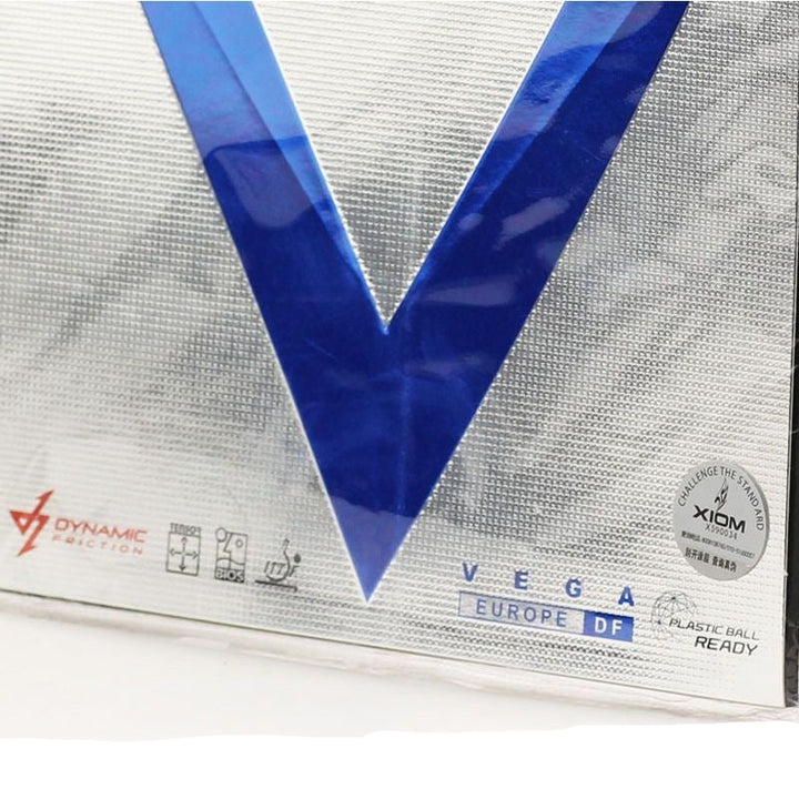 XIOM Vega Europe DF Table Tennis Rubber – High Control &amp; Spin Offensive Ping Pong Rubber
