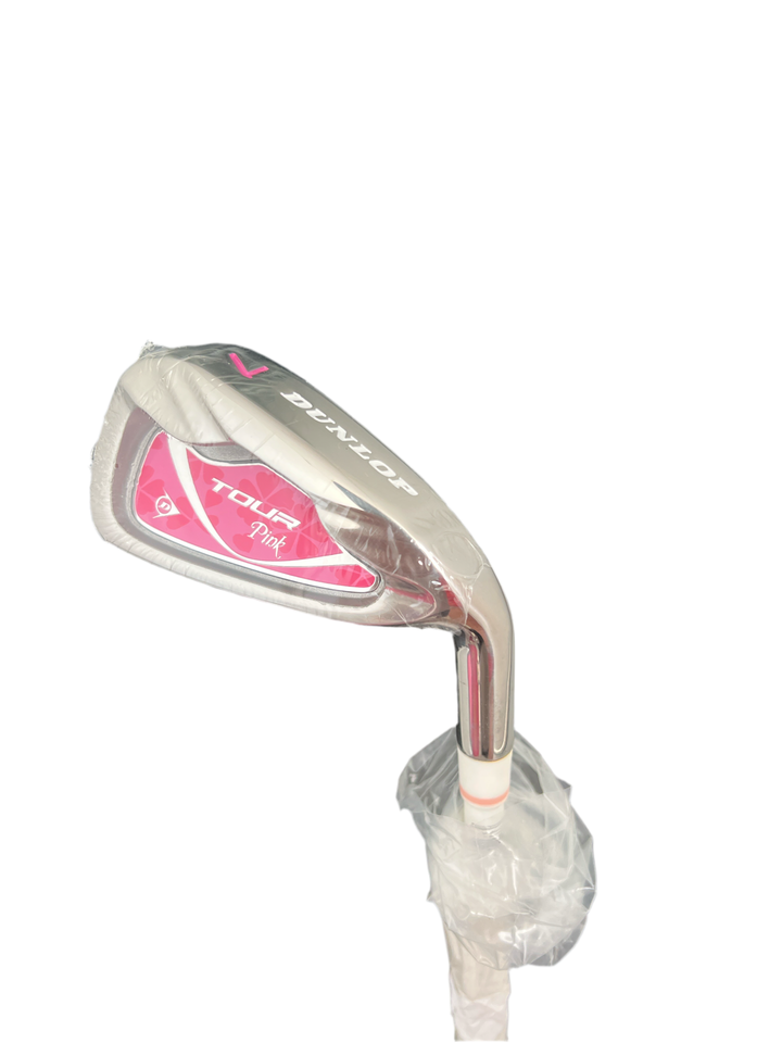 CLEARANCE SALE （The Club Cover Is Aging And Peeling）DUNLOP WOMEN'S GOLF SET TOUR PINK 517003D（3 wood, 7 iron and one push）