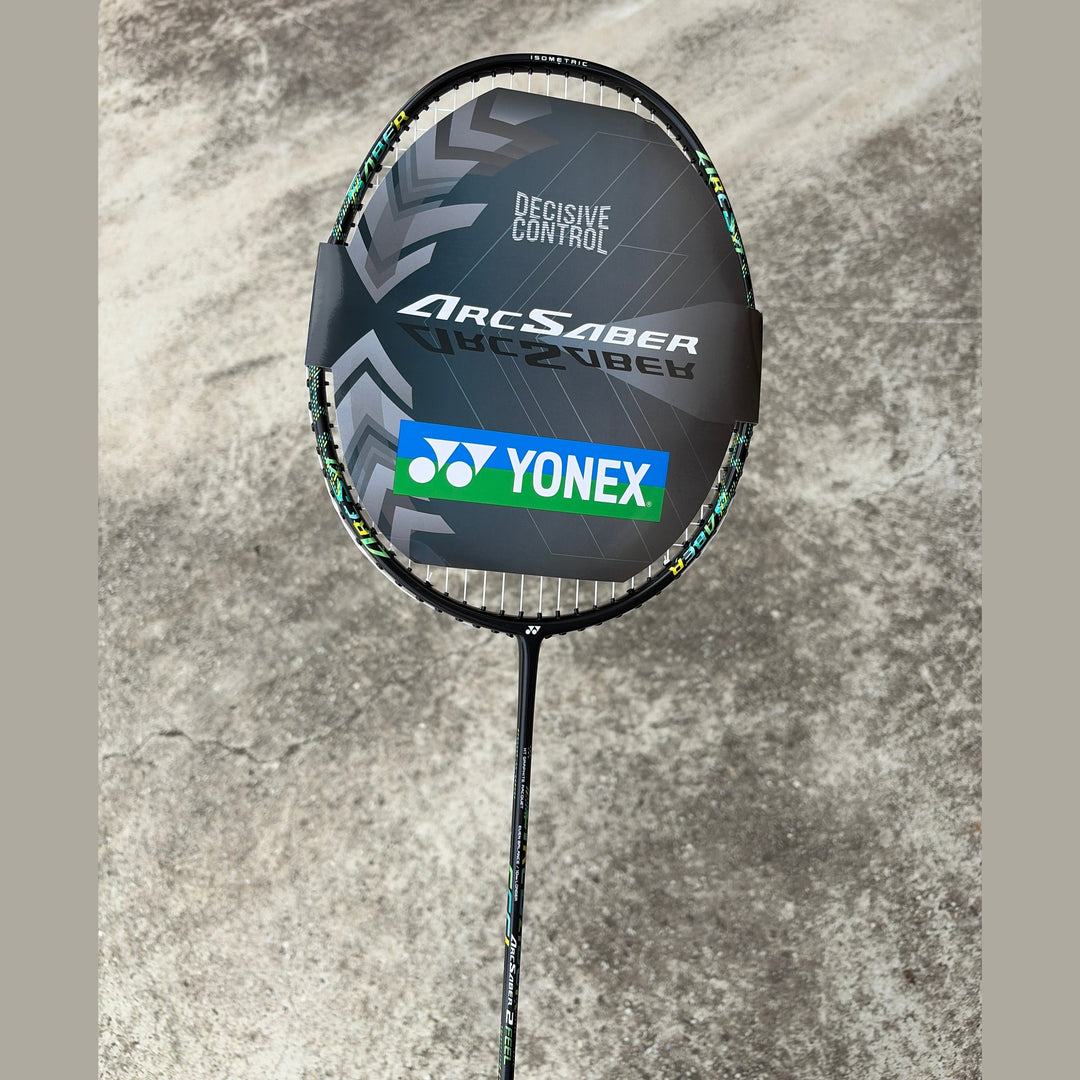 YONEX Arcsaber 2 Feel Badminton Racket Black/Green 4U*5 Strung product image - YONEX Badminton Racket