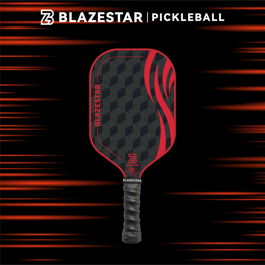 BLAZESTAR Professional Pickleball Paddle Peak Series 16mm 18K Carbon Fiber T700