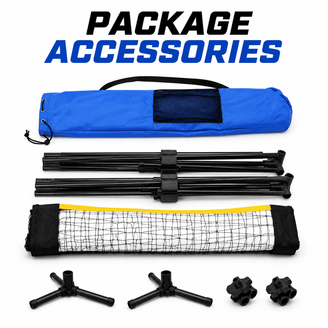 SPPHONEIX Portable Volleyball Badminton Tennis Net With Frame