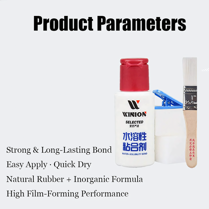 WINION Table Tennis Water Solubility Bond Glue  (V.O.C Free) 60 ml For Table Tennis Rubber With Racket