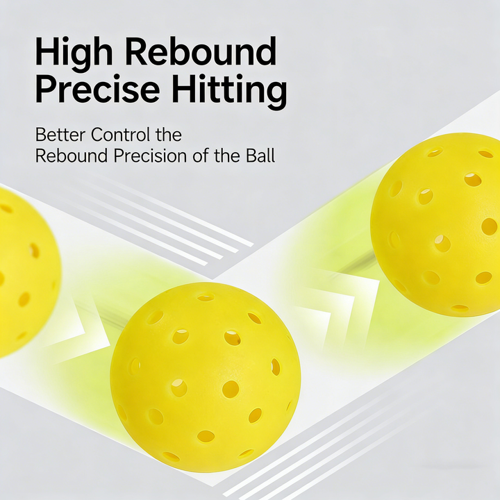 SPP 40-Hole Rotomolded One-Piece Pickleball - Tournament-Grade with Smooth Surface &amp; Uniform Structure