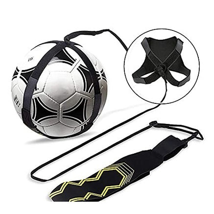 SPP Soccer Training Device Adjustable Elastic Strap Kick Trainer Self Practice Indoor Soccer Training Equipment