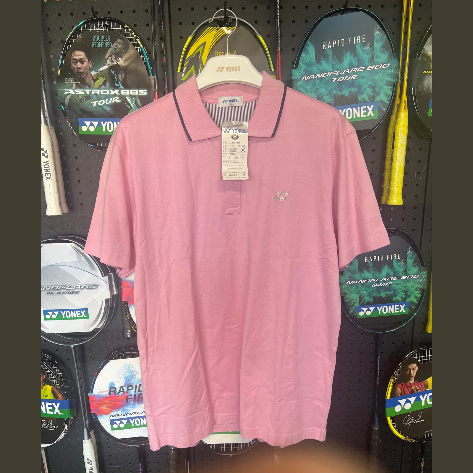 YONEX Glof Sports Shirt Knit T-shirt YC-1014 - white product image - YONEX Badminton Apparel