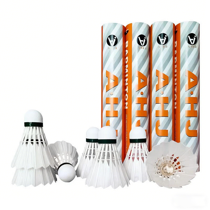 HUAMEI 12 PCS AHJA1 Good Quality Duck Feather Badminton Shuttlecock