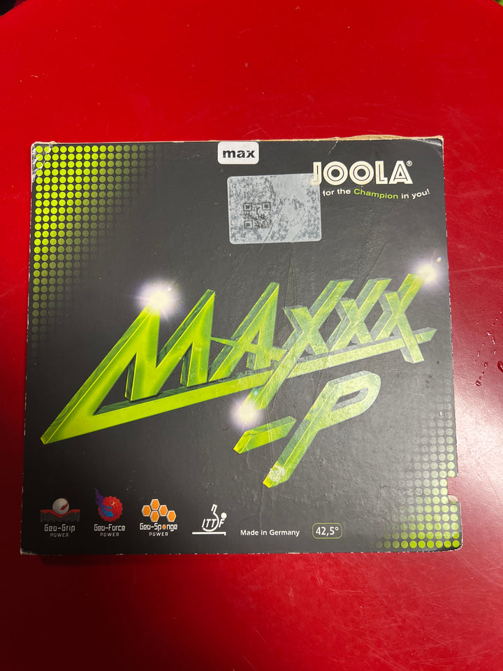 JOOLA MAXXX-P Table Tennis Racket Rubber Black Clearance Sale