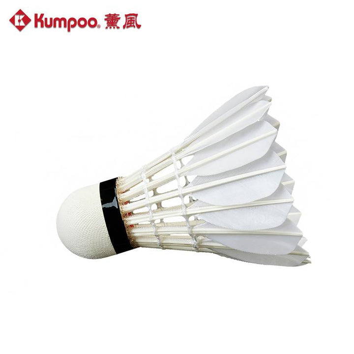 KUMPOO 12 PCS NO.3 Badminton Duck Feather Badminton Shuttlecock