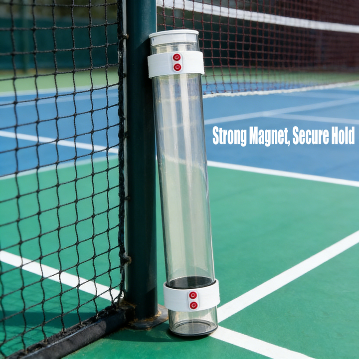 SPP Magnetic Badminton Shuttlecock Holder Tube - Portable & Secure Shuttlecock Organizer for Backyard, PE Class, Park, Gym