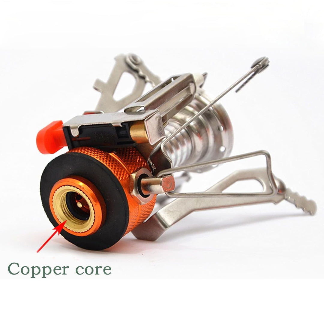 All-in-One Mini Camping Stove - Powerful Flame Portable Burner for Outdoor Camping &amp; Picnic