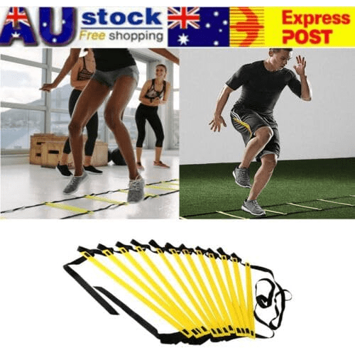 SPPHOENIX 7M & 8M Agility Speed Ladder for Sports Training - Soccer, Football, Fitness Trainer with Adjustable Rungs, Carry Bag Included